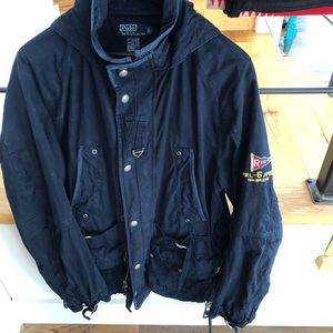 Polo Jacket sailing light navy L